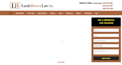 Desktop Screenshot of lmblaw.com