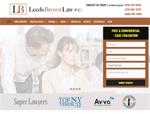 Tablet Screenshot of lmblaw.com